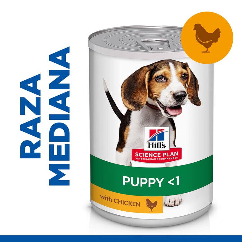 Hill's Science Plan Puppy pollo lata para perros, , large image number null